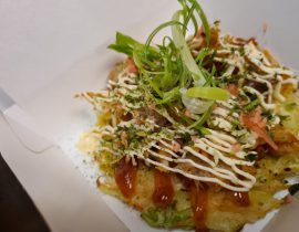 Okonomiyaki pulled chicken